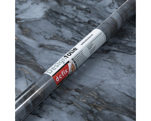 Role šedé samolepicí designové fólie s mramorovým vzorem