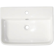 Umyvadlo na desku Jungborn SALVI sanitární keramika bílá 55,5 x 40 x 12 cm-thumb-1