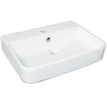 Umyvadlo na desku Jungborn SALVI sanitární keramika bílá 55,5 x 40 x 12 cm-thumb-0