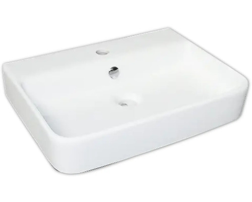 Umyvadlo na desku Jungborn SALVI sanitární keramika bílá 55,5 x 40 x 12 cm-0