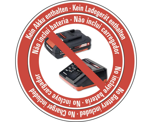 Symbol: Baterie a nabíječka nejsou součástí balení