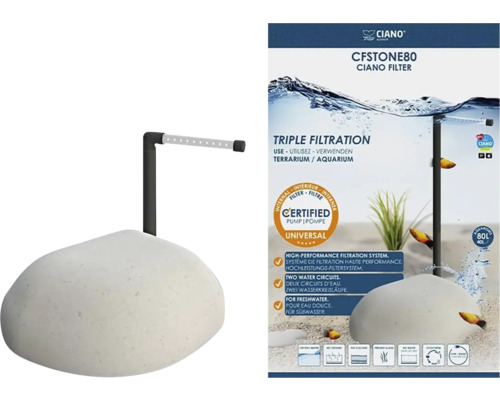 Filtr CIANO CF STONE 80 cm šedý