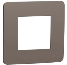 Rámeček Schneider Electric Nová Unica Color NU280216 Chocolate/bílý