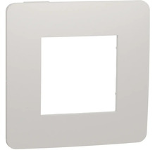 Rámeček Schneider Electric Nová Unica Color NU280224 světle šedý/bílý
