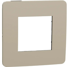 Rámeček Schneider Electric Nová Unica Color NU280228 taupe/černý