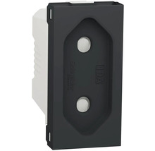 Kryt Schneider Electric Nová Unica NU303154 pro ploché vidlice antracit