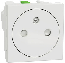 Kryt Schneider Electric Nová Unica NU305218E 2P+PE bílý