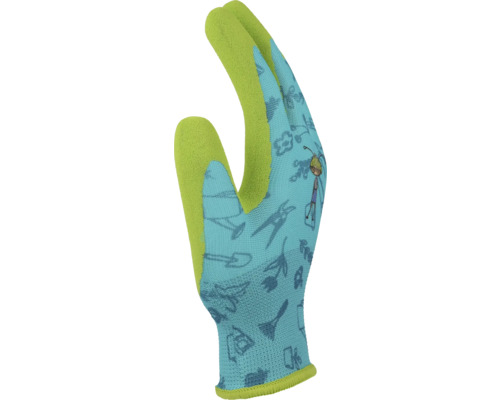 Zahradní rukavice s motivem zahrady