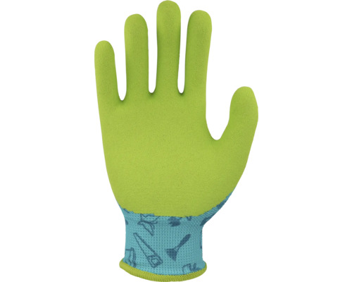 Zahradní rukavice se vzorem nářadí