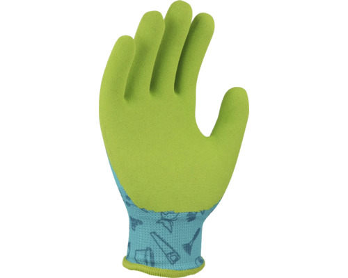 Zahradní rukavice se vzorem nářadí