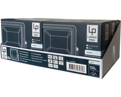 Balení Lumak Pro LED nástěnný reflektor, 6 kusů