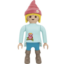Playmobil figurka dívka s čepicí a dekorem sovy