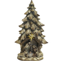 Vánoční betlém pod vánočním stromkem