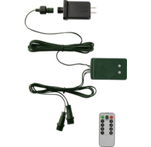 Napájecí zdroj, kabel, řídicí jednotka a dálkové ovládání pro venkovní osvětlení