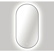 Oválné zrcadlo s LED osvětlením