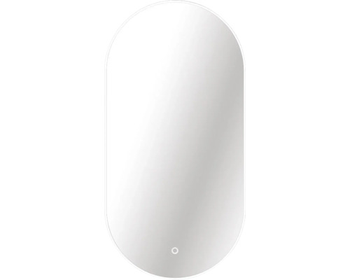 Oválné zrcadlo s osvětlením