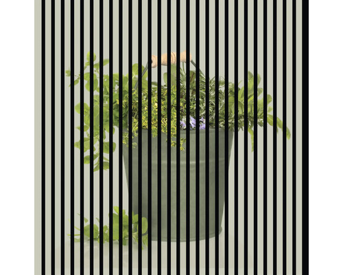 Designový akustický panel DIGI05N 1133x19x1195 mm Kbelík s bylinkami