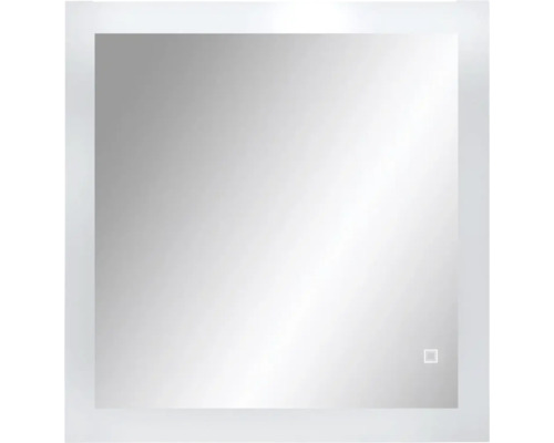 Čtvercové zrcadlo s LED osvětlením