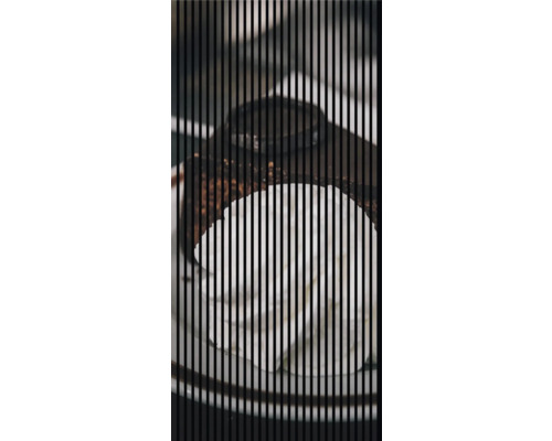 Designový akustický panel DIGI05Y 1133x19x2400 mm Čokoládový dort se šlehačkou na talíři.