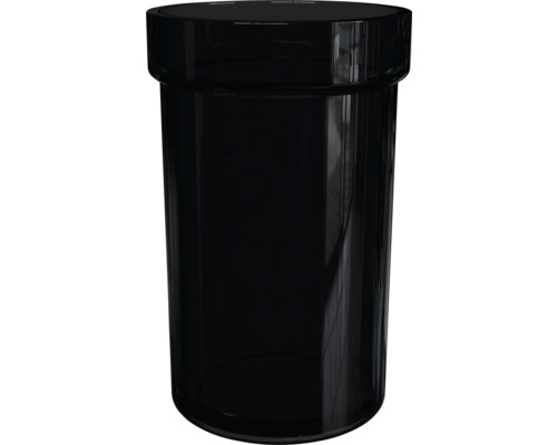 Černá plastová nádoba