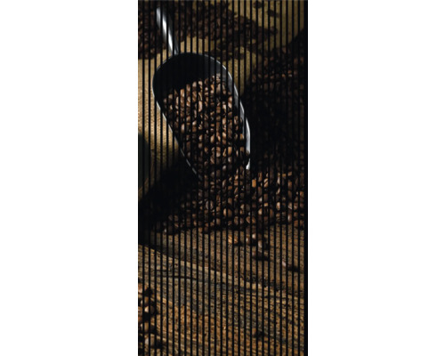Designový akustický panel DIGI05G 1133x19x2400 mm Kávová zrna s lopatkou na pytli