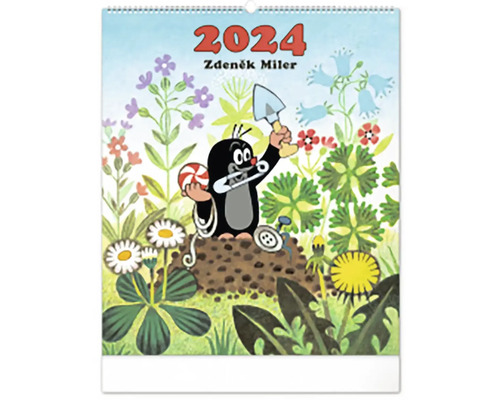 Nástěnný kalendář Krteček 2024