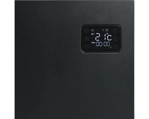 Digitální displej topného zařízení se zobrazením teploty