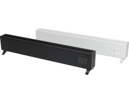 Dva elektrické radiátory s nožičkami