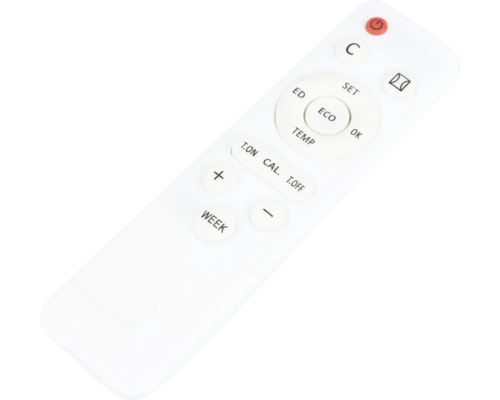 Bílé dálkové ovládání s několika tlačítky