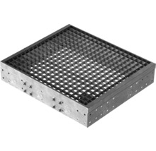 Čtvercová kovová mřížka