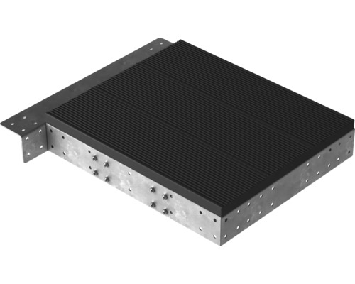 Meziplatforma Pertura Tallis antracit 100x80 cm Kovová rampa s gumovým povrchem