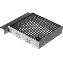 Kovová krycí mřížka s rámem pro venkovní použití