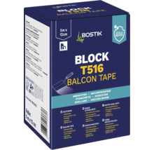 Bostik Block T516 balkónová těsnicí páska, délka role pět metrů krát dvanáct centimetrů