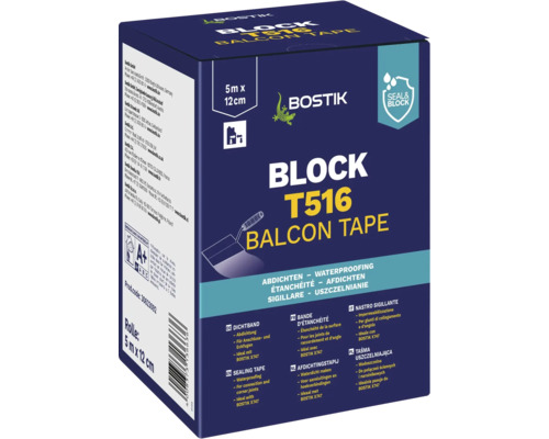 Těsnící páska Bostik BLOCK T516 balkonová páska 5 M Těsnící páska Bostik BLOCK T516 balkonová páska 5 M