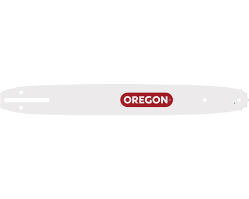 Vodící lišta OREGON Vodící lišta 14" (35 cm), 3/8" 1,1 mm 52 článků 144MLEA041 Logo Oregon na vodicí liště pro řetězové pily