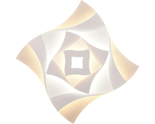 Čtvercové LED stropní svítidlo se spirálovým designem