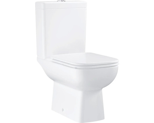 WC kombi GROHE Start Edge Ceramic bez splachovacího kruhu 39951000 WC kombi GROHE Start Edge Ceramic bez splachovacího kruhu 39951000