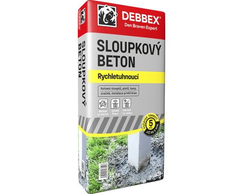 Sloupkový beton Debbex rychletuhnoucí 25 kg