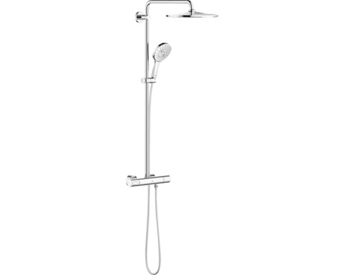 Sprchový systém s termostatickou baterií GROHE Rainshower SmartActive chrom 26647000