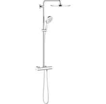 Sprchový systém s termostatickou baterií GROHE Rainshower SmartActive chrom 27968001