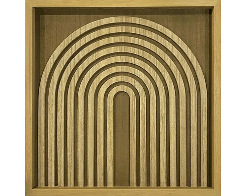 Dřevěný obraz 3D II 50x50 cm