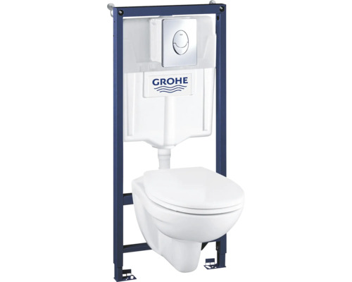 Závěsné WC set GROHE Solido Perfect 4v1 otevřený splachovací kruh 39192000