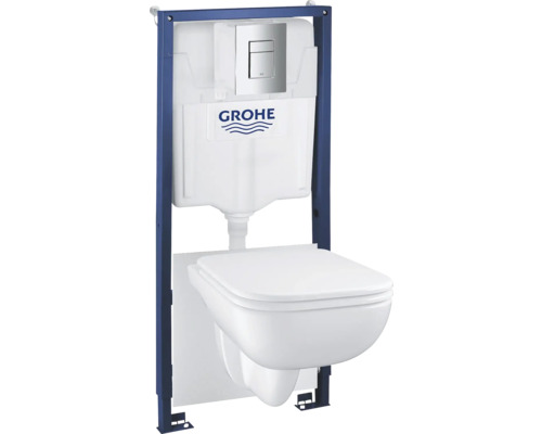Závěsné WC set GROHE Solido 5v1 bez splachovacího kruhu 39817000