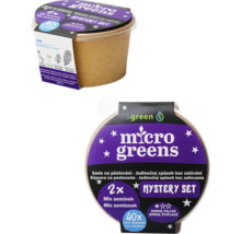 Sada Microgreens Mystery v hnědé pěstební nádobě