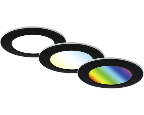 LED zapuštěné svítidlo s různými nastaveními světla