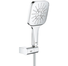 Čtvercová ruční sprcha s držákem sprchy a logem Grohe