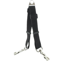 Vodítko pro psy spojovací I-Dog Upka pro 2 psy +trakční systém černé