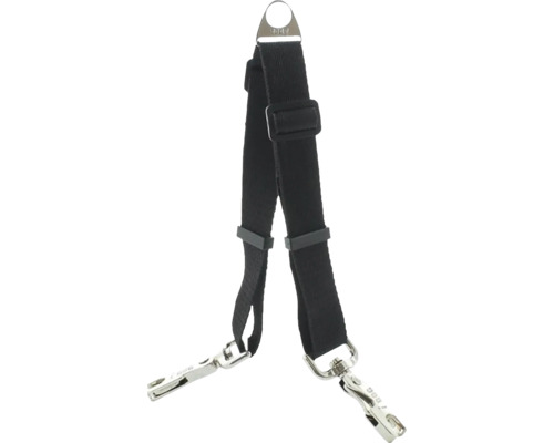 Vodítko pro psy spojovací I-Dog Upka pro 2 psy +trakční systém černé