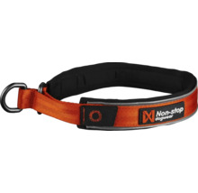 Oranžový obojek pro psy Non-Stop s D-kroužkem