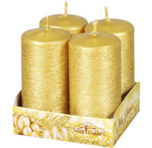 Sada čtyř válcových svíček